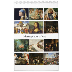 Chefs-d'oeuvre d'art du calendrier