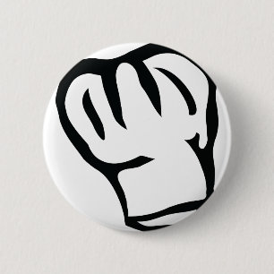 chefs head chef cook head 2 inch round button