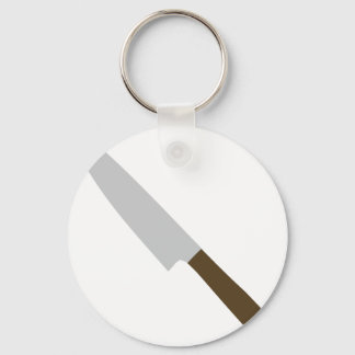 chefs kitchen knife icon keychain
