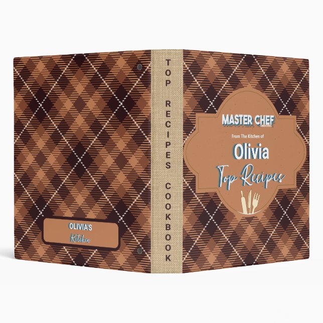 Chef's Kitchen | Rustic Country Kitchen | Recipe Binder (Background)