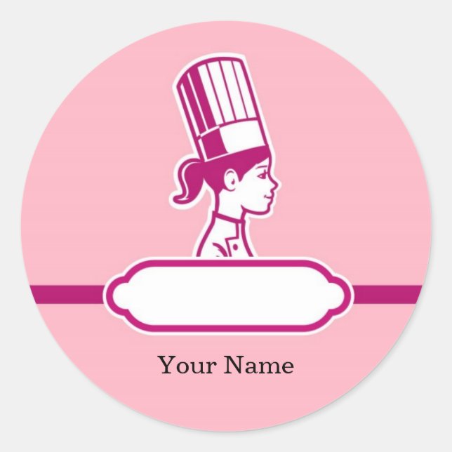 Chef's Personalized Large Labels (Front)