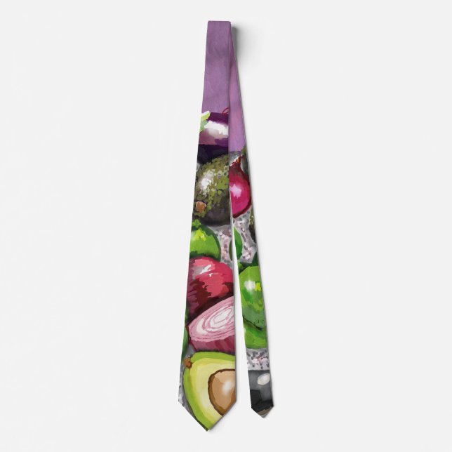 'Chef's Prep' still life Tie (Front)