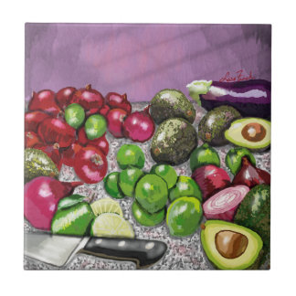 'Chef's Prep' still life  Tile