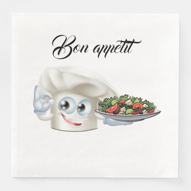 Chefs Salad Napkin (Front)