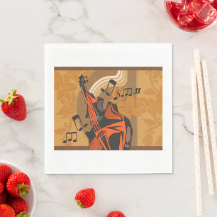 Chello Musical Instrument Paper Napkins