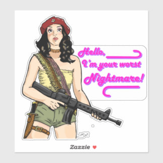 Chelly Duvalla : Je suis ton Pire Sticker Nightmar