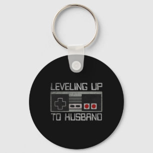 Chelor Party Levelling Up To Husnd Gamer Groom To  Keychain