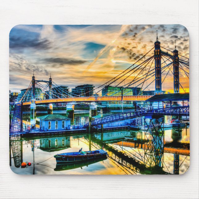 Chelsea Bridge Mouse Pad (Front)