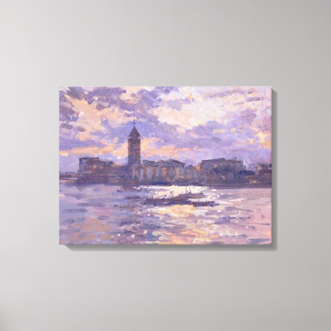 Chelsea Harbour Canvas Print (Front)