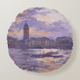 Chelsea Harbour Round Pillow