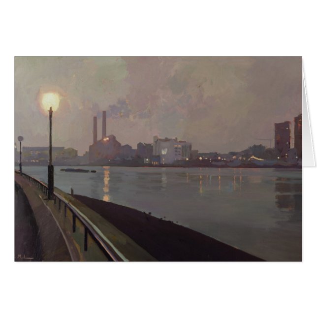 Chelsea Power Station by Night (Front Horizontal)