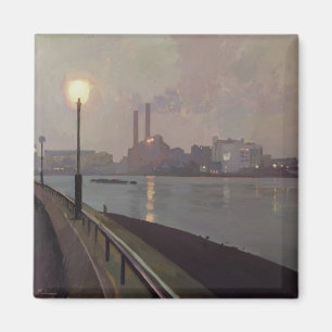 Chelsea Power Station by Night Magnet