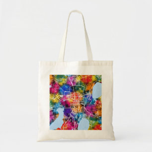 Chelyabinsk Russia City Map Tote Bag