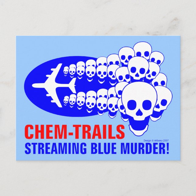 Chem Trails Postcard (Front)