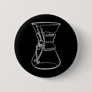 Chemex Coffee 2 Inch Round Button