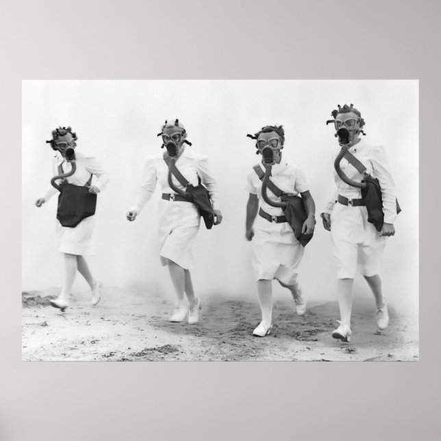 CHEMICAL ATTACK  1942 POSTER (Front)