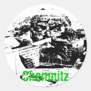 chemical classic round sticker