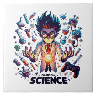 Chemical Concoction Game On, Science Theme Tile