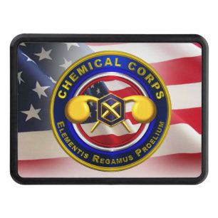 Chemical Corps Trailer Hitch Cover