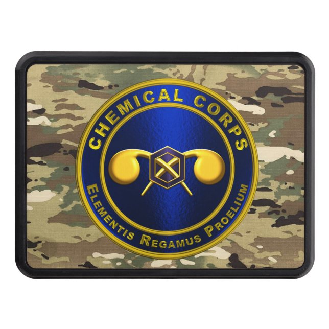 Chemical Corps  Trailer Hitch Cover (Front)