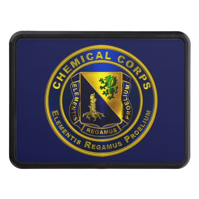 Chemical Corps  Trailer Hitch Cover (Front)
