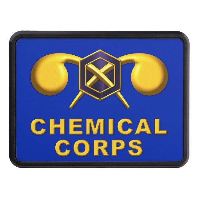Chemical Corps  Trailer Hitch Cover (Front)