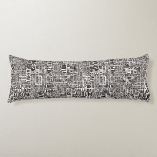 Chemical Elements Body Pillow