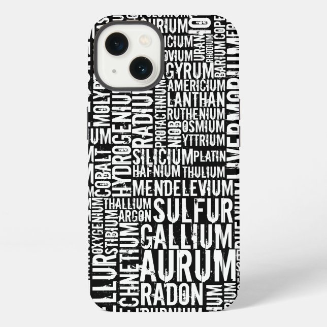 Chemical Elements iPhone Case (Back)