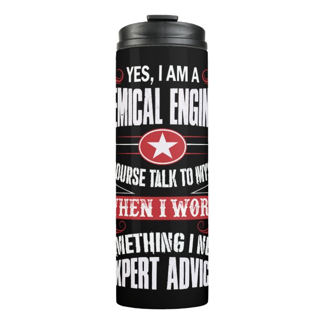 Chemical Engineer CHRISTMAS GIFT Thermal Tumbler (Front)