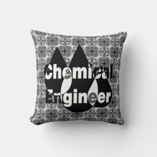 Chemical Engineer Drops Throw Pillow