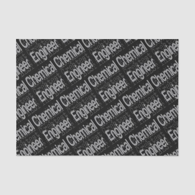 Chemical Engineer Extraordinaire Tissue Paper (Front)