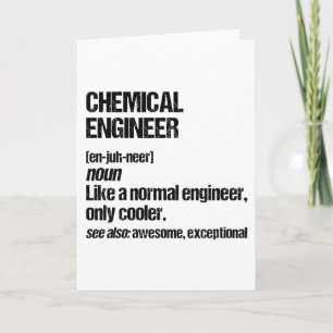 Chemical Engineer Funny Engineering Graduation Card