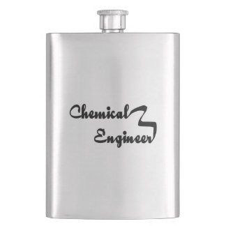 Chemical Engineer Ribbon Hip Flask