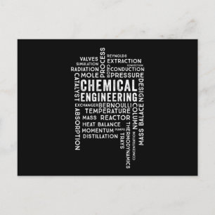 Chemical Engineering Graphic Chemical Engineering  Postcard