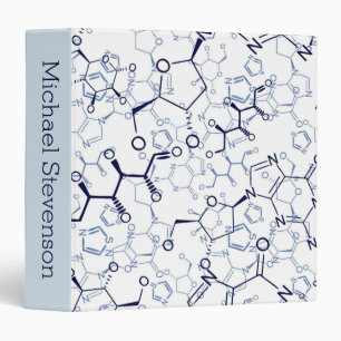 Chemical Formula Chemistry Personalized Gifts Binder