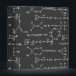 Chemical formula writing binder<br><div class="desc">Handwritten chemical formulas on blackboard</div>