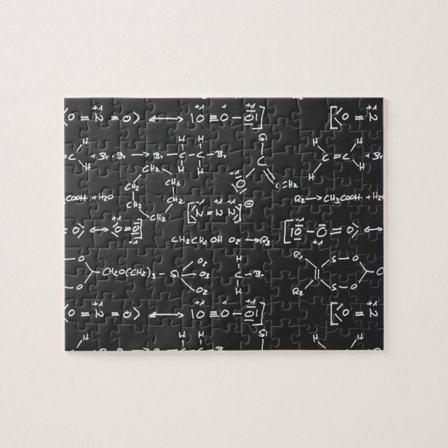 Chemical formula writing jigsaw puzzle (Horizontal)
