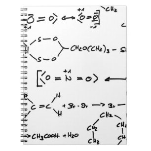 Chemical formula writing notebook