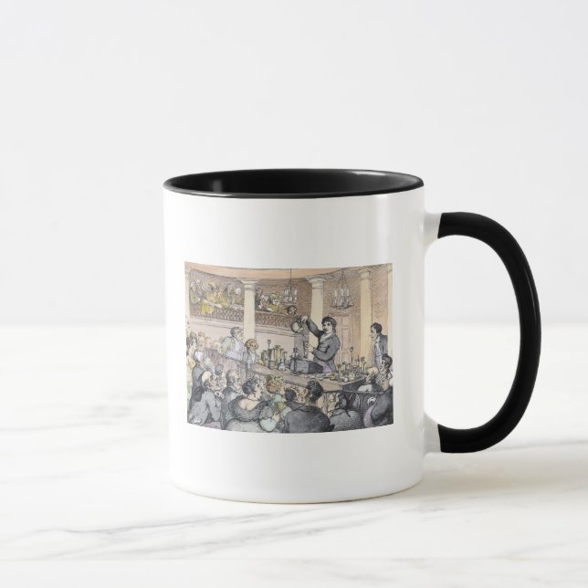 Chemical Lectures, c.1809 Mug (Right)