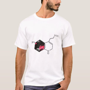 Chemical molecule with outer space view T-Shirt