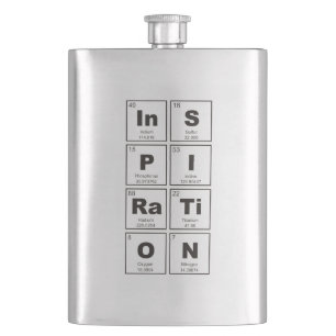 Chemical periodic table of elements: InSPIRaTiON Hip Flask