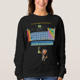 Chemical Periodic Table of Elements Novelty Graphi Sweatshirt