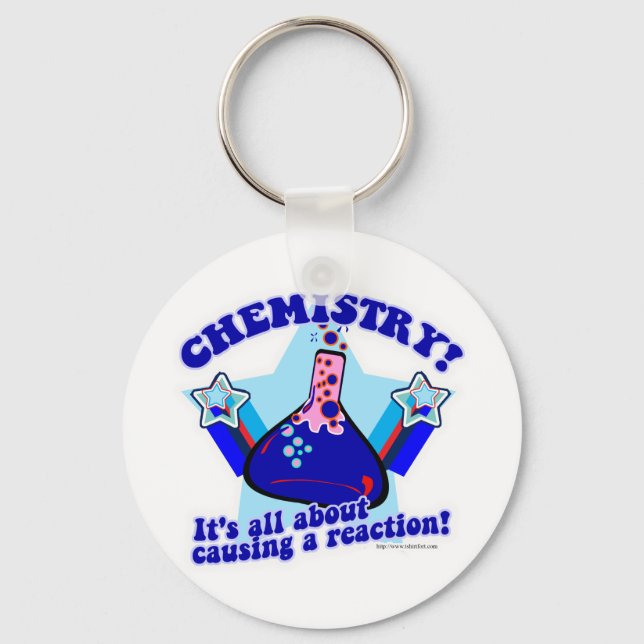 Chemical Reaction Keychain (Front)