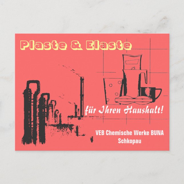 Chemiedesign DDR Postcard (Front)