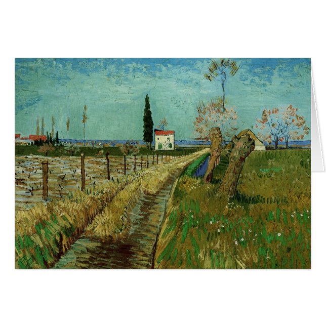 Chemin à travers le champ avec les saules, Vincent (Devant horizontal)