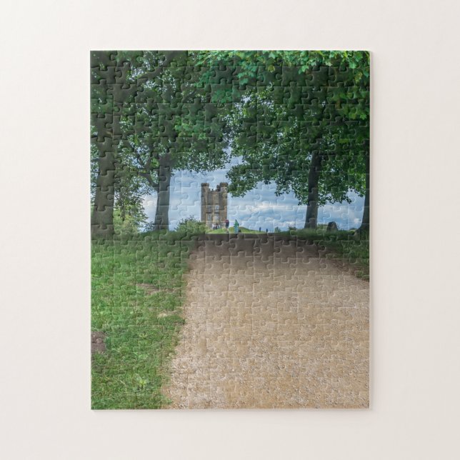 Chemin Cotswolds vers le puzzle Broadway Tower (Vertical)