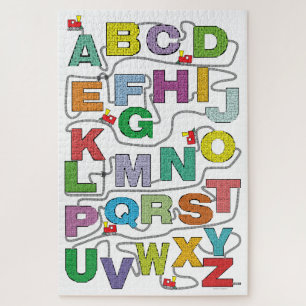 Chemin de fer Alphabet Maze Puzzles