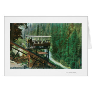 Chemin de fer Pittoresque le long de la rivière Sa