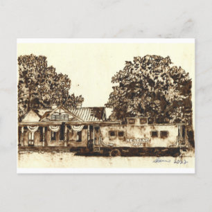 Chemin de fer Ridgely Maryland - Carte postale