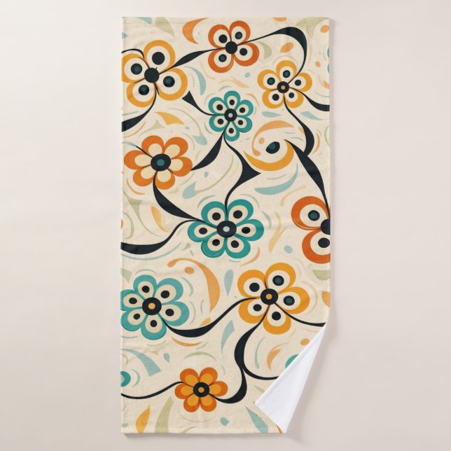 Chemin de Pétales (Serviette de bain)